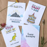 Birthday Card, Assorted 4-pack